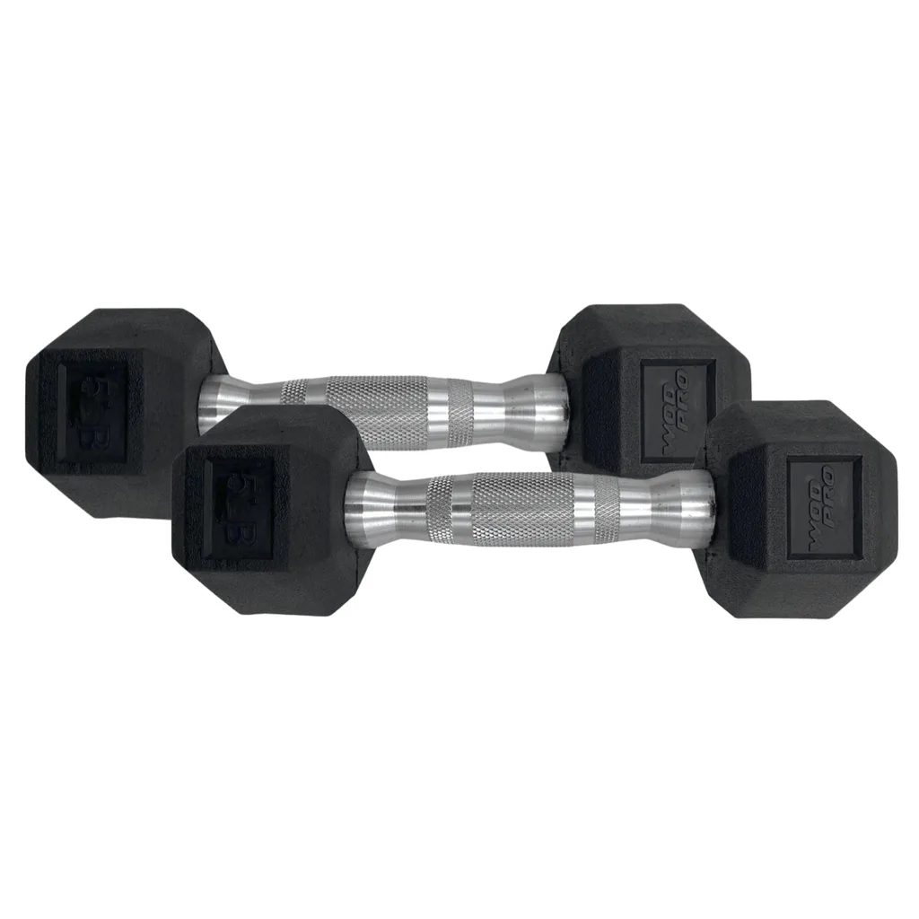[A000012143] Par de Mancuernas Hexagonales Wod Pro 5 Lbs