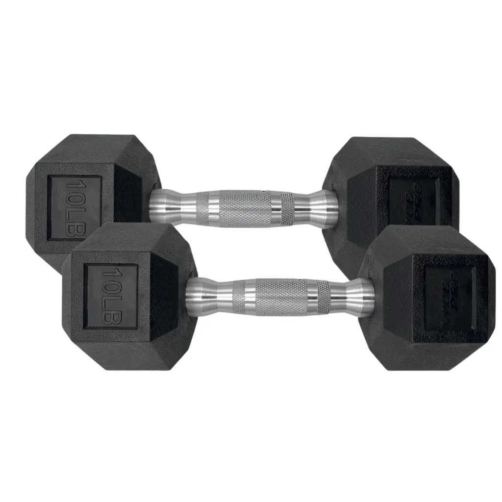 [A000012144] Par de Mancuernas Hexagonales Wod Pro 10 Lbs
