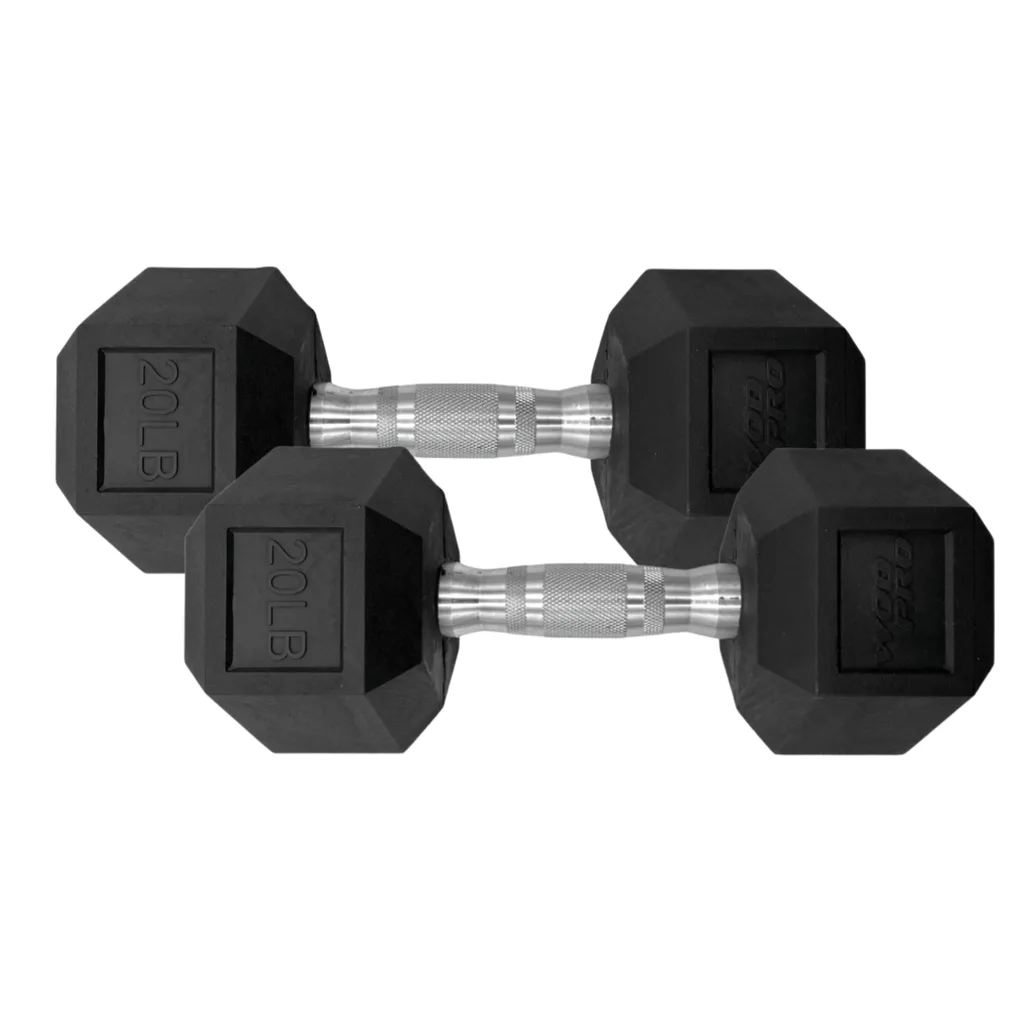 [A000012152] Par de Mancuernas Hexagonales Wod Pro 20 Lbs