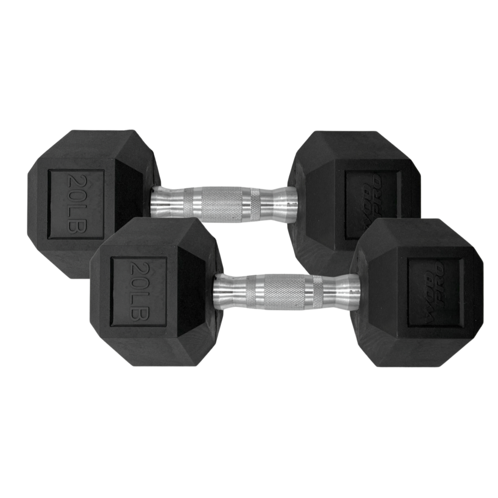 Par de Mancuernas Hexagonales Wod Pro 20 Lbs
