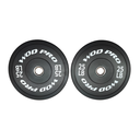 ​Par de discos bumper rígidos 25 lb Wod Pro