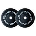 ​Par de discos bumper rígidos 45 lb Wod Pro