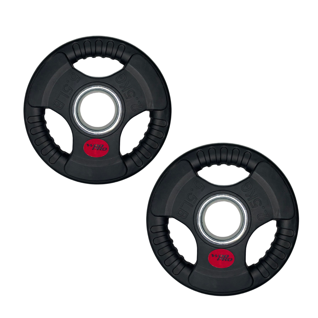 [A000012205] Par de discos de acero recubiertos 2.5 kg 2" Wod Pro
