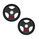 Par de discos de acero recubiertos 10 kg 2" Wod Pro