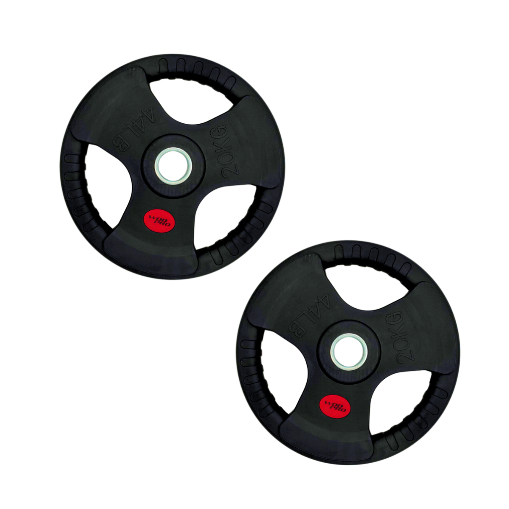 [A000012208] Par de discos de acero recubiertos 20 kg 2" Wod Pro