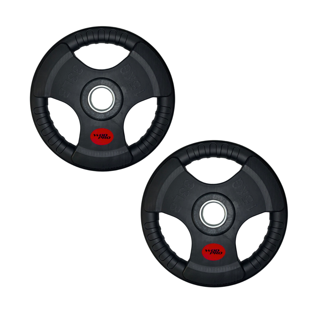 [A000013596] Par de discos de acero recubiertos 15 kg 2" Wod Pro