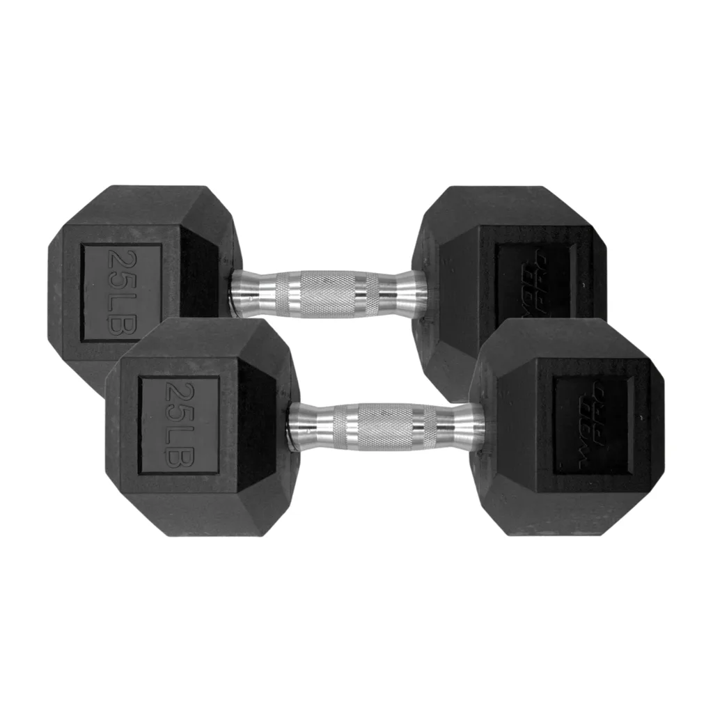 [A000013654] Par de Mancuernas Hexagonales Wod Pro 25 Lbs
