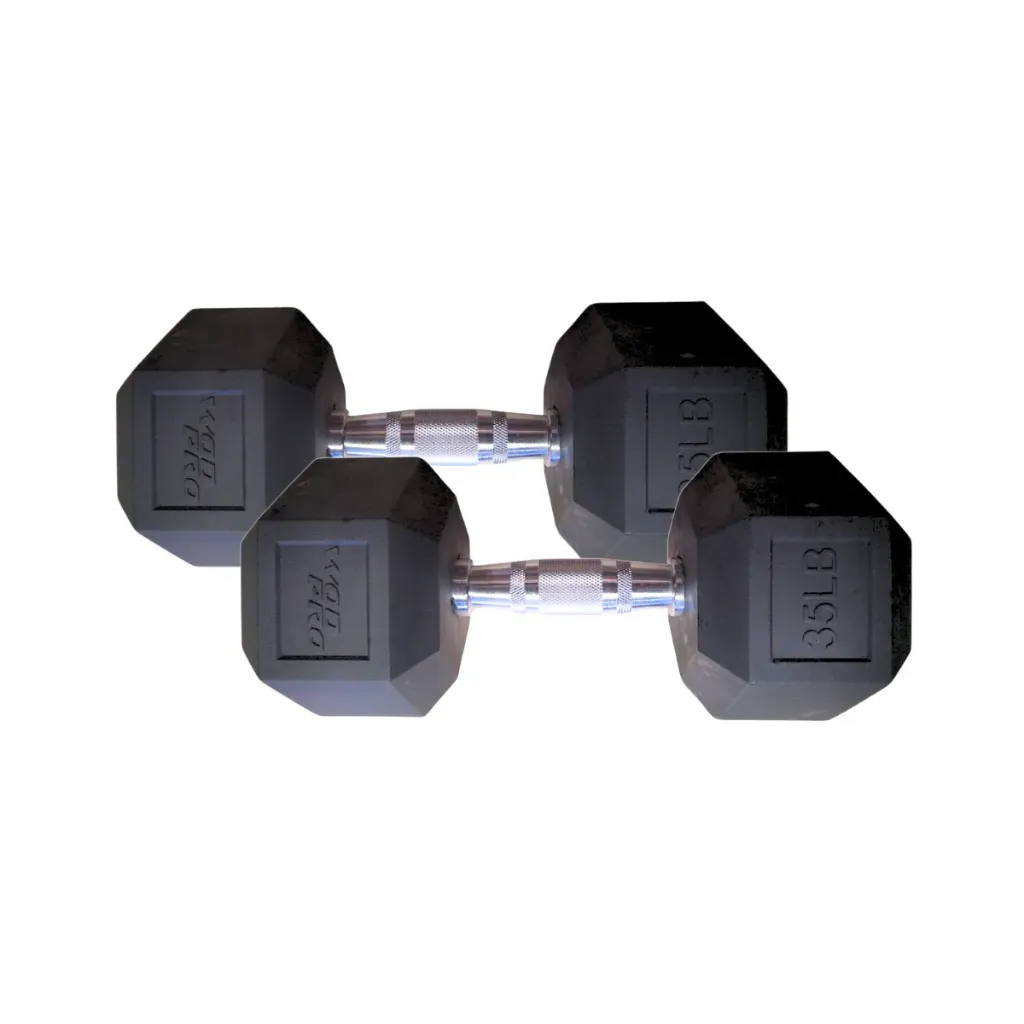 Par de Mancuernas Hexagonales Wod Pro 35 Lbs