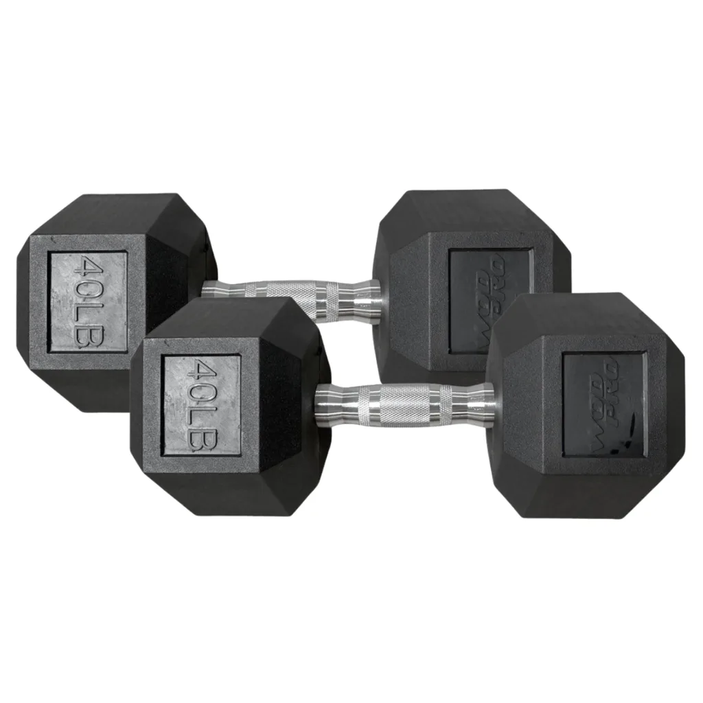 Par de Mancuernas Hexagonales Wod Pro 40 Lbs