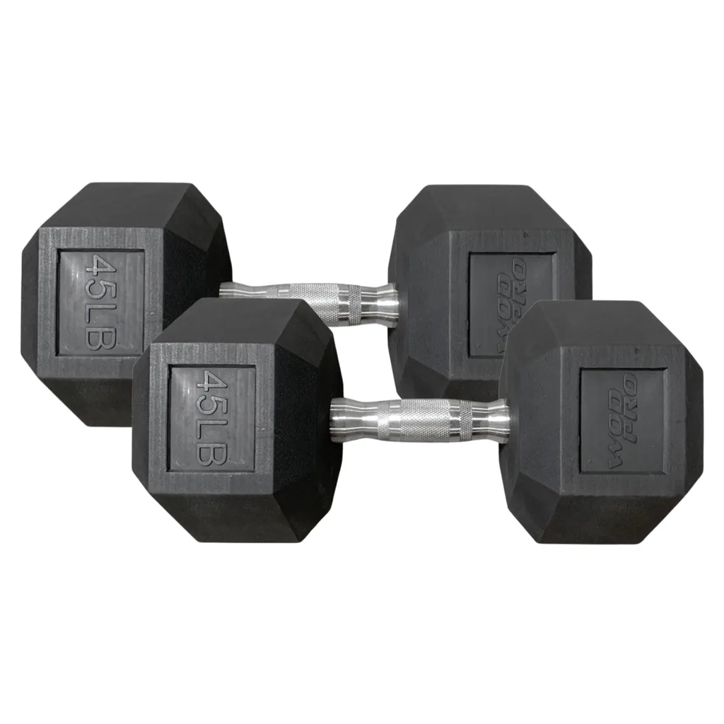 Par de Mancuernas Hexagonales Wod Pro 45 Lbs