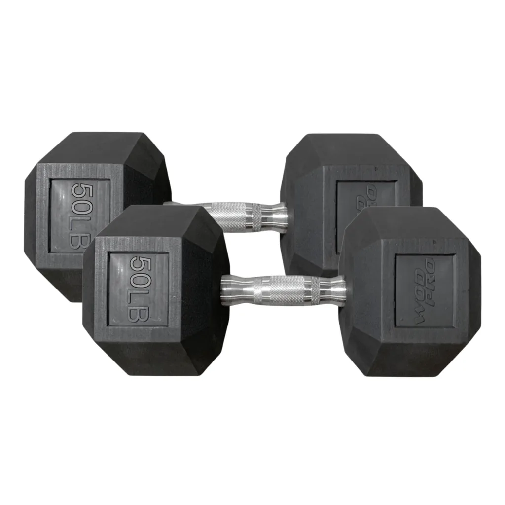 Par de Mancuernas Hexagonales Wod Pro 50 Lbs