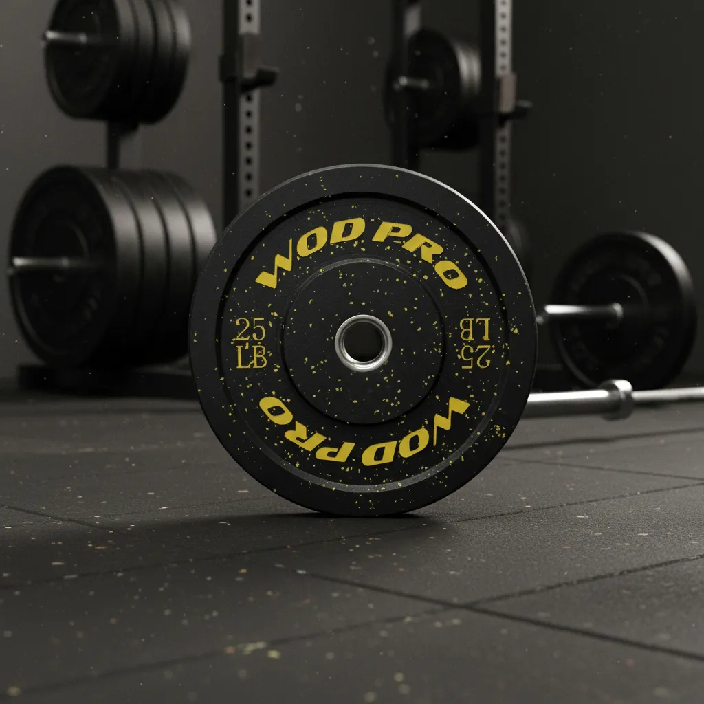 ​Par de Discos Bumper Hi-Temp Wod Pro 25 lbs