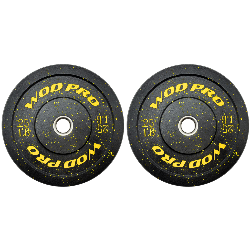 ​Par de Discos Bumper Hi-Temp Wod Pro 25 lbs
