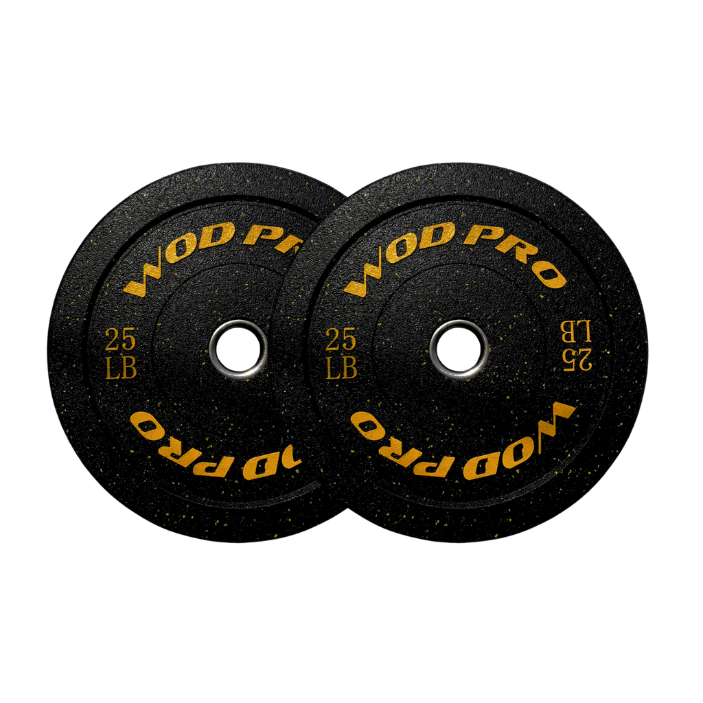 ​Par de discos bumper hi-temp 25 libras Wod Pro