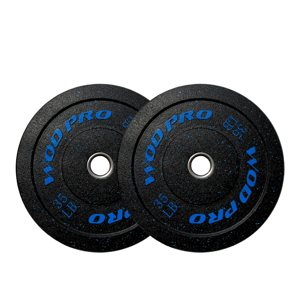 ​Par de Discos Bumper Hi-Temp Wod Pro 35 lbs