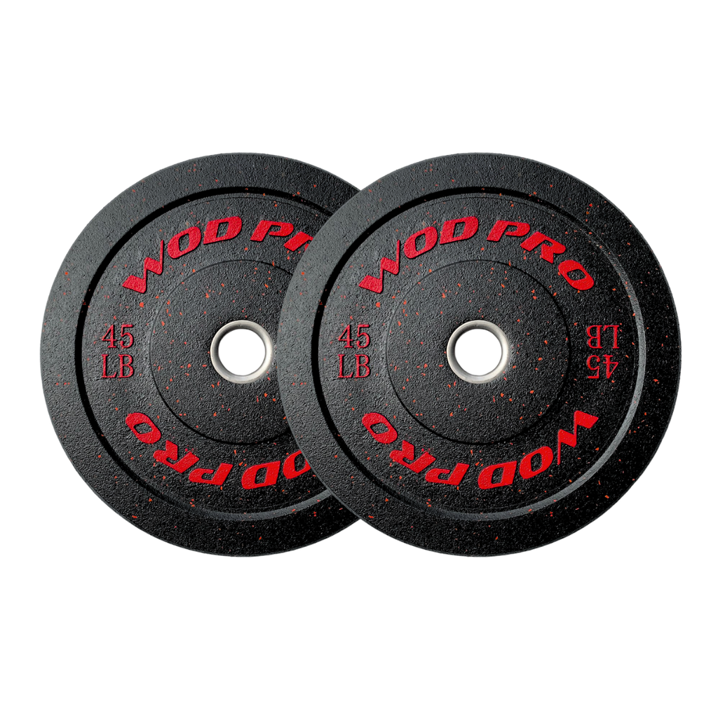 ​Par de Discos Bumper Hi-Temp Wod Pro 45 lbs