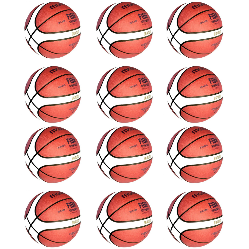 Pack 12 balones baloncesto BG4000 No.7 Molten