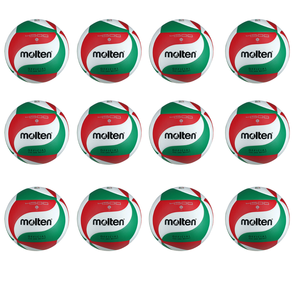 Pack 12 balones Molten de Voleibol VM4500 No.5
