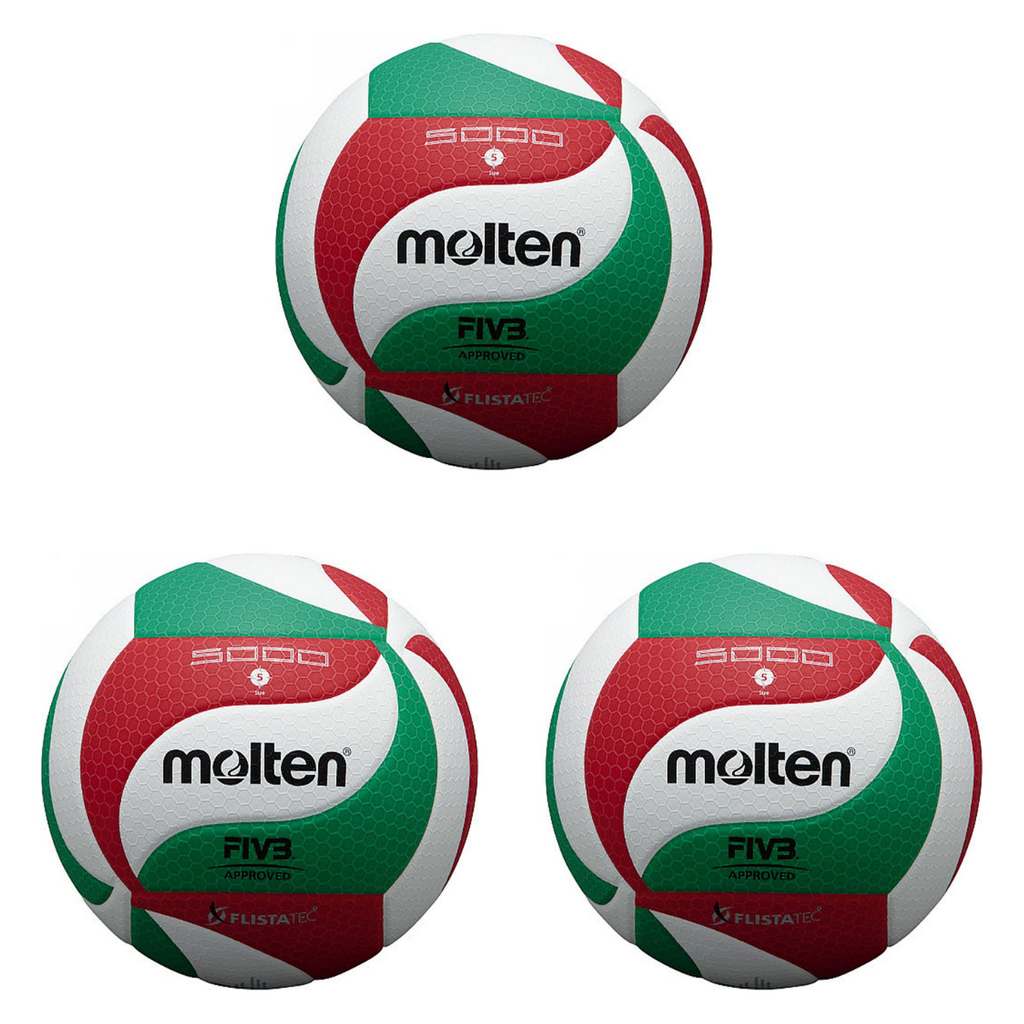 Paquete 3 Balones Voleibol Molten V5M5000 Flistatec