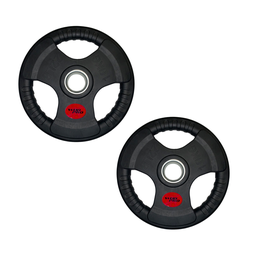 [A000012207] Par de discos de acero recubiertos 10 kg 2" Wod Pro