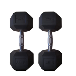 [A000013655] Par de mancuernas hexagonales 35 libras Wod Pro