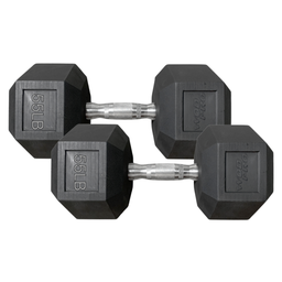 [A000017047] Par de Mancuernas Hexagonales Wod Pro 55 Lbs