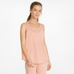 Playera Top Puma Studio Burn Out para Mujer