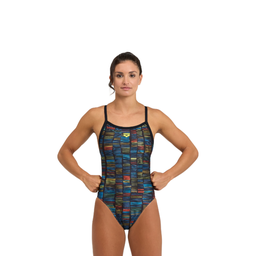 Traje de Baño Arena Slow Motion X-Cross Back para Mujer