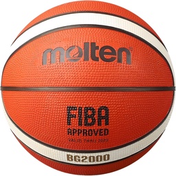 [A00007393] Balón de baloncesto Molten B6G2000 #6 hule natural