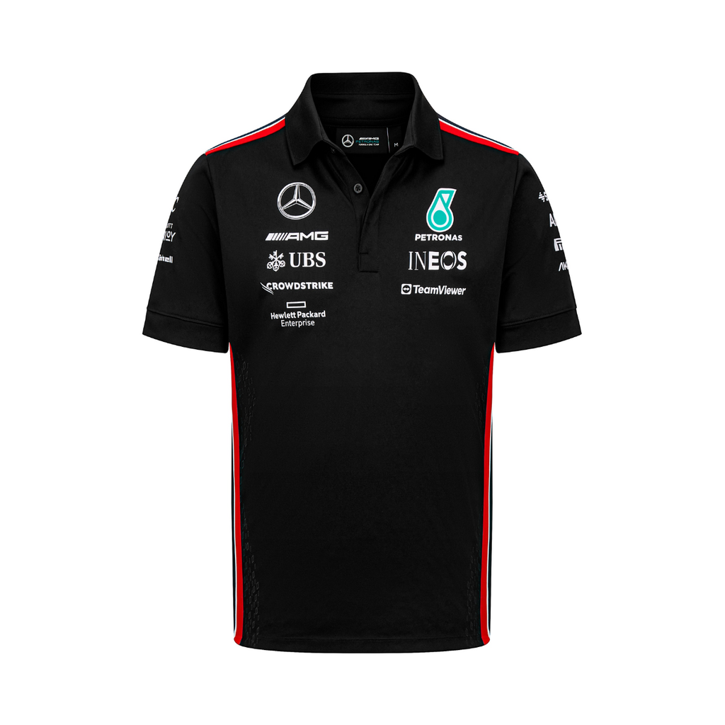 Playera tipo polo F1 Mercedes AMG Petronas 2023 para hombre