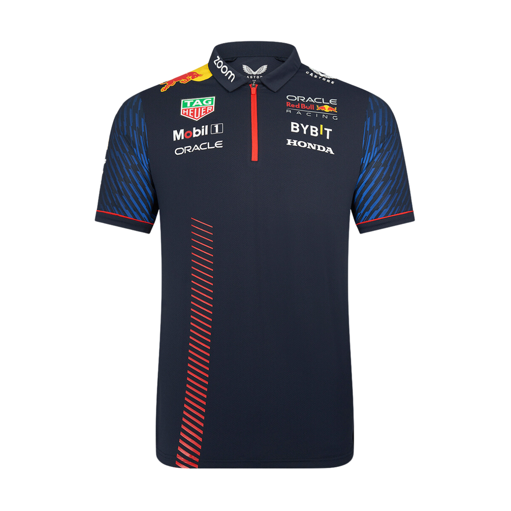 Playera Castore F1 Red Bull Team 2023 tipo polo para hombre