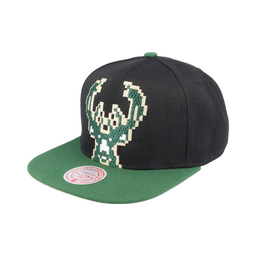 [A000022052] Gorra Mitchell & Ness NBA Bucks 8 Bit