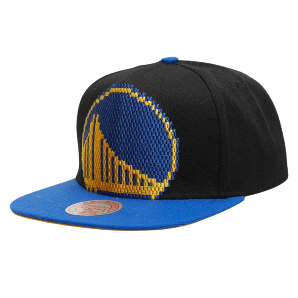 Gorra Mitchell & Ness NBA Golden State Warriors 8 Bit XL