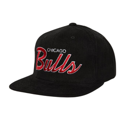 [A000022074] Gorra Mitchell & Ness Chicago Bulls Cord Script