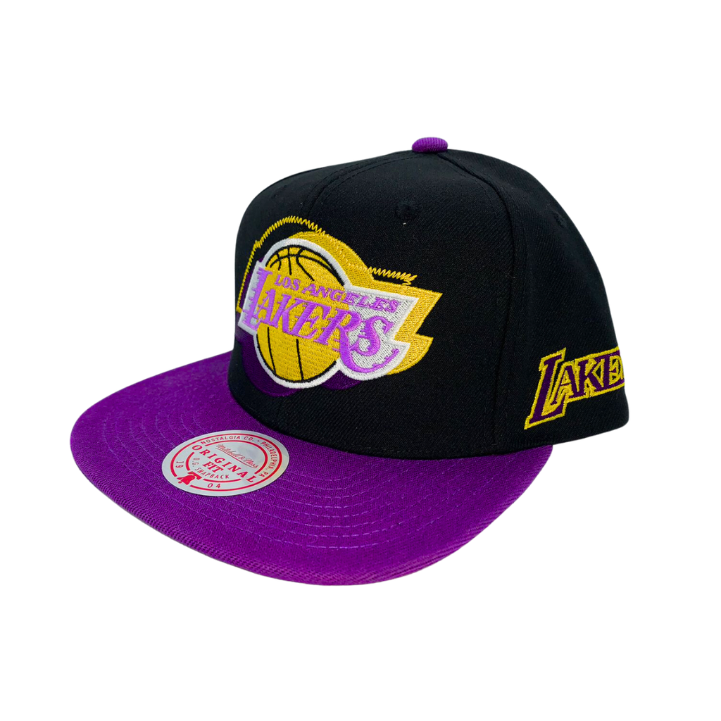 Gorra Mitchell & Ness NBA Los Angeles Lakers Logo Blur