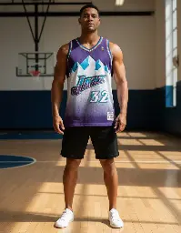 Jersey Mitchell & Ness NBA UTAH Jazz Road 1996 Karl Malone