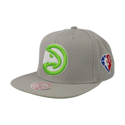 [A000024208] Gorra Mitchell & Ness NBA Atlanta Hawks 75th Silver