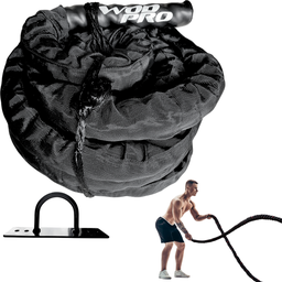[A000024323] Cuerda de Batalla 6 m forrada con anclaje Wod Pro