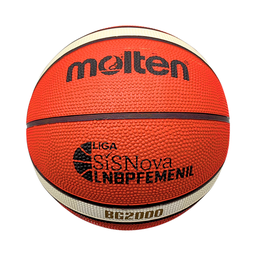 [A000024335] Balón de baloncesto Molten B6G2000 LNBP #6 hule natural