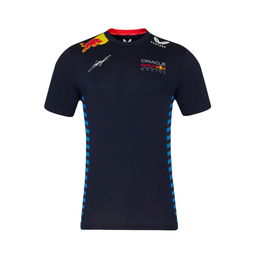 Playera Castore F1 Red Bull Racing Sergio Pérez Team 2024 cuello redondo para hombre