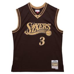 Jersey Mitchell & Ness NBA Philadelphia 76ERS Lux Brown Swingman 2000 Allen Iverson