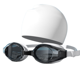 Kit de natación goggles y gorra Vela para adulto