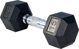 [A000027068] Mancuerna Hexagonal IronFit 15 Lbs (1 Pieza)