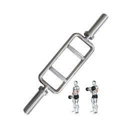 [A000027137] Barra Olímpica Romana IronFit para Tríceps