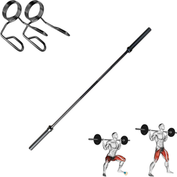 Barra Semi-olímpica IronFit 1.8m 11.8kg Sin Bujes