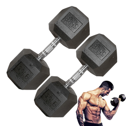 [A000027668] Par de Mancuernas Hexagonales IronFit 55 Lbs