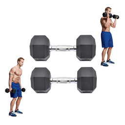 [A000027668] Par de Mancuernas Hexagonales IronFit 55 Lbs