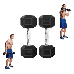 [A000027669] Par de Mancuernas Hexagonales IronFit 60 Lbs