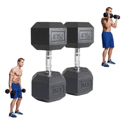 [A000027673] Par de Mancuernas Hexagonales IronFit 75 Lbs