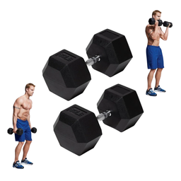 [A000027674] Par de Mancuernas Hexagonales IronFit 80 Lbs